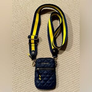 MZ Wallace Quilted Crossbody - Navy